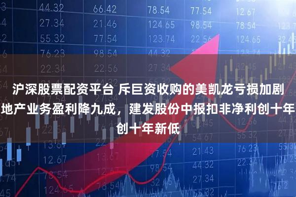 沪深股票配资平台 斥巨资收购的美凯龙亏损加剧，房地产业务盈利降九成，建发股份中报扣非净利创十年新低