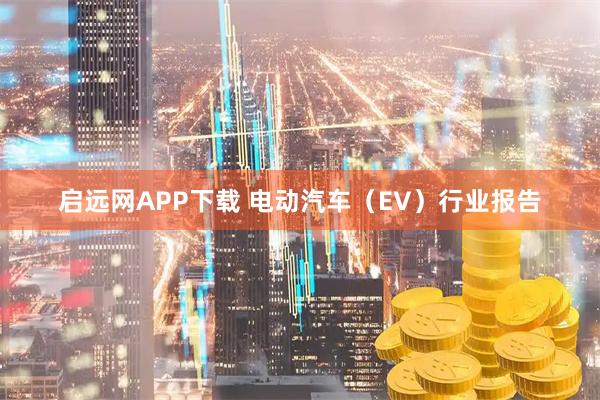 启远网APP下载 电动汽车（EV）行业报告